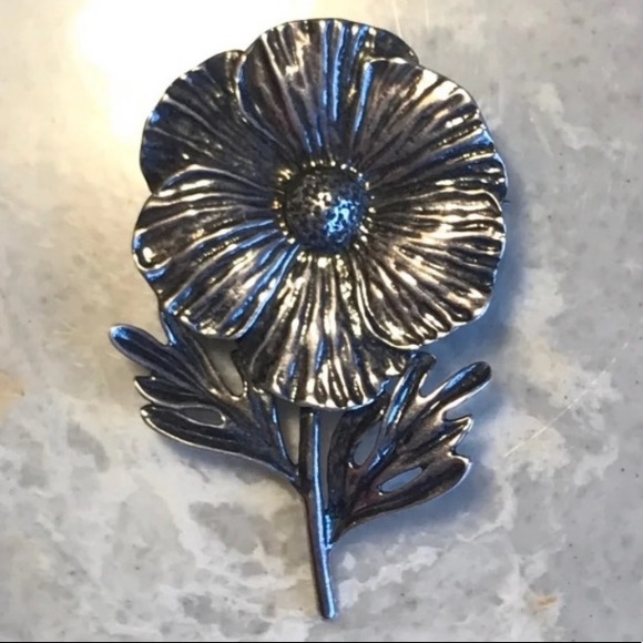 Kabana Sterling Brooch - Picture 1 of 8
